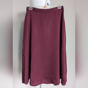 Frank & Oak Satin Maxi Skirt